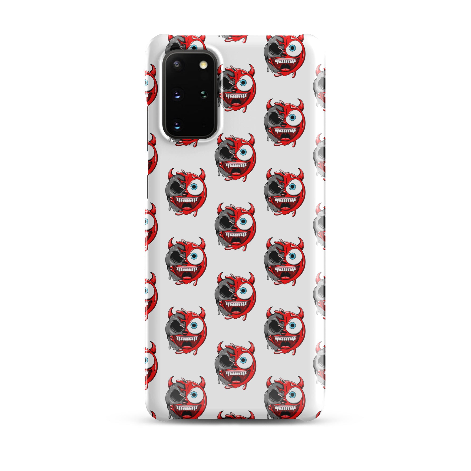 Cover Samsung Resistente – Compatibile con Ricarica Wireless – Design Dead Devil Face-Biiply