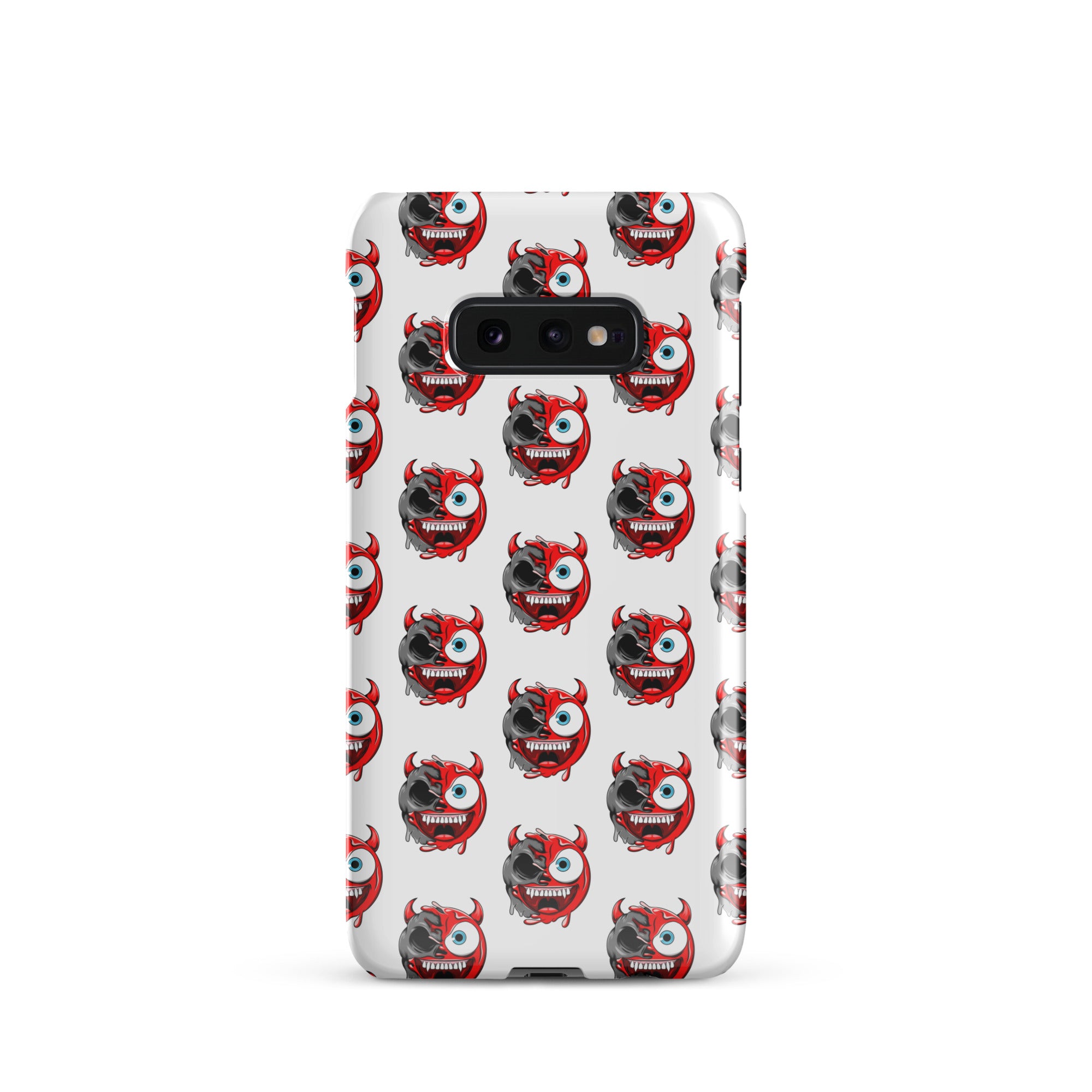 Cover Samsung Resistente – Compatibile con Ricarica Wireless – Design Dead Devil Face-Biiply