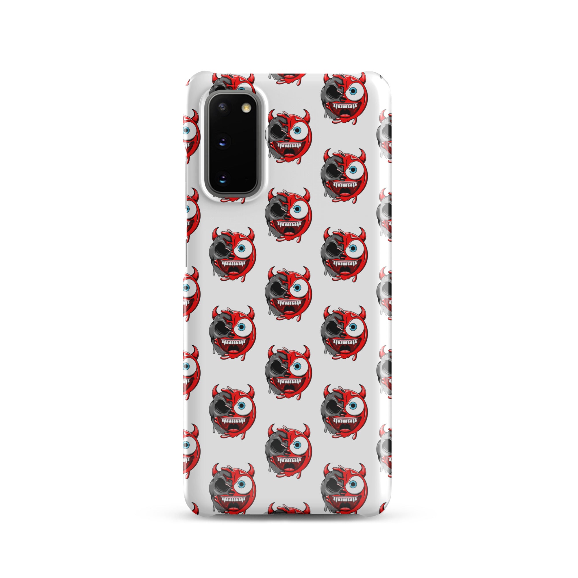 Cover Samsung Resistente – Compatibile con Ricarica Wireless – Design Dead Devil Face-Biiply