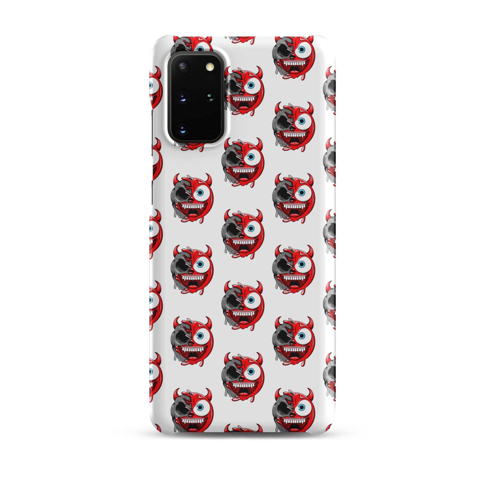 Cover Samsung Resistente – Compatibile con Ricarica Wireless – Design Dead Devil Face-Biiply