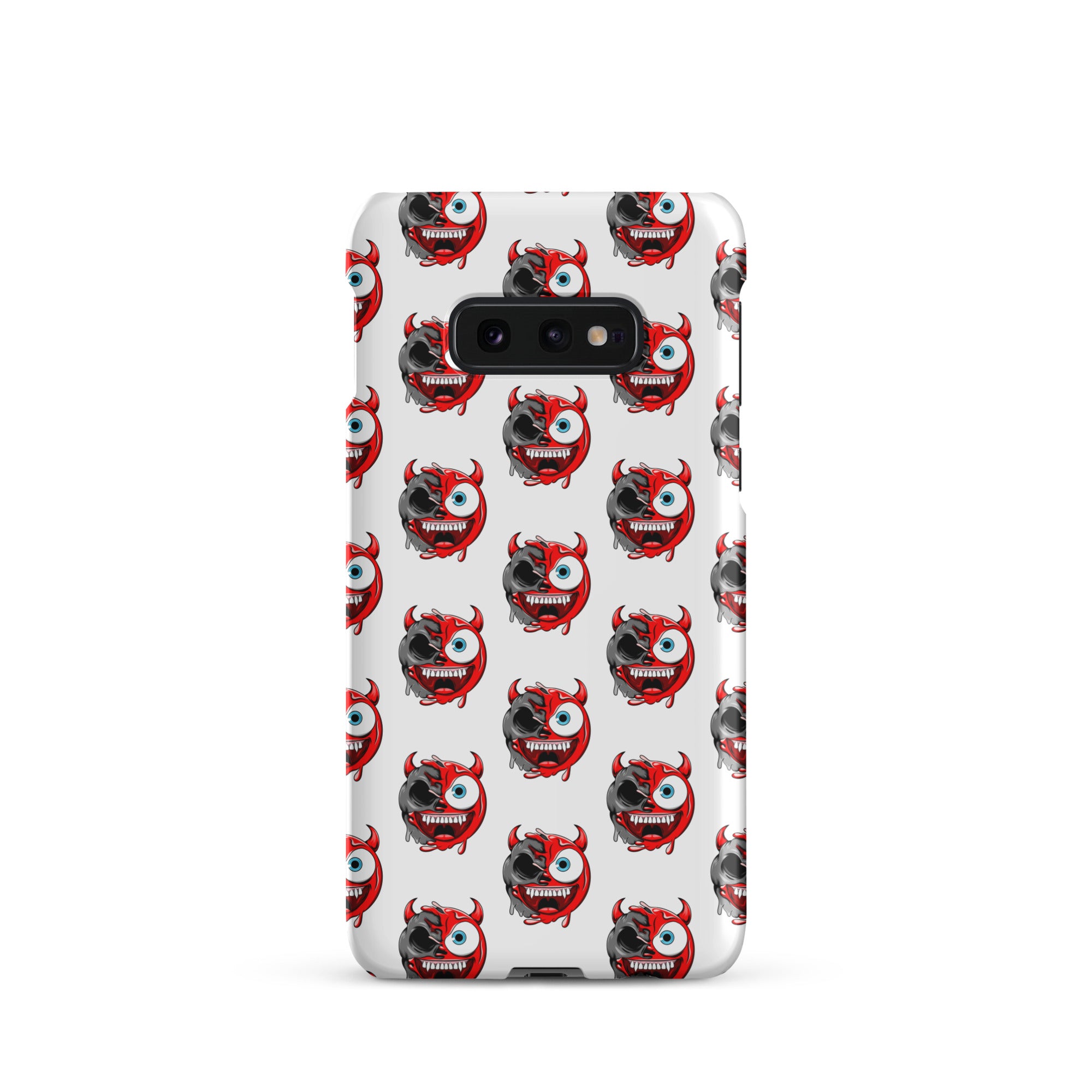 Cover Samsung Resistente – Compatibile con Ricarica Wireless – Design Dead Devil Face-Biiply