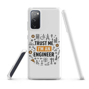 Cover Samsung Resistente – Compatibile con Ricarica Wireless – Design Fidati Di me sono un ingegnere-Biiply