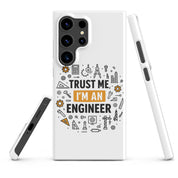 Cover Samsung Resistente – Compatibile con Ricarica Wireless – Design Fidati Di me sono un ingegnere-Biiply
