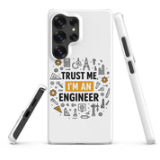 Cover Samsung Resistente – Compatibile con Ricarica Wireless – Design Fidati Di me sono un ingegnere-Biiply