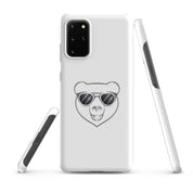 Cover Samsung Resistente – Compatibile con Ricarica Wireless – Design Frame Orso Cool-Biiply