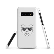 Cover Samsung Resistente – Compatibile con Ricarica Wireless – Design Frame Orso Cool-Biiply