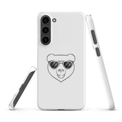 Cover Samsung Resistente – Compatibile con Ricarica Wireless – Design Frame Orso Cool-Biiply