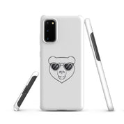 Cover Samsung Resistente – Compatibile con Ricarica Wireless – Design Frame Orso Cool-Biiply