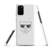 Cover Samsung Resistente – Compatibile con Ricarica Wireless – Design Frame Orso Cool-Biiply
