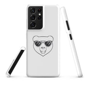 Cover Samsung Resistente – Compatibile con Ricarica Wireless – Design Frame Orso Cool-Biiply