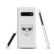 Cover Samsung Resistente – Compatibile con Ricarica Wireless – Design Frame Orso Cool-Biiply