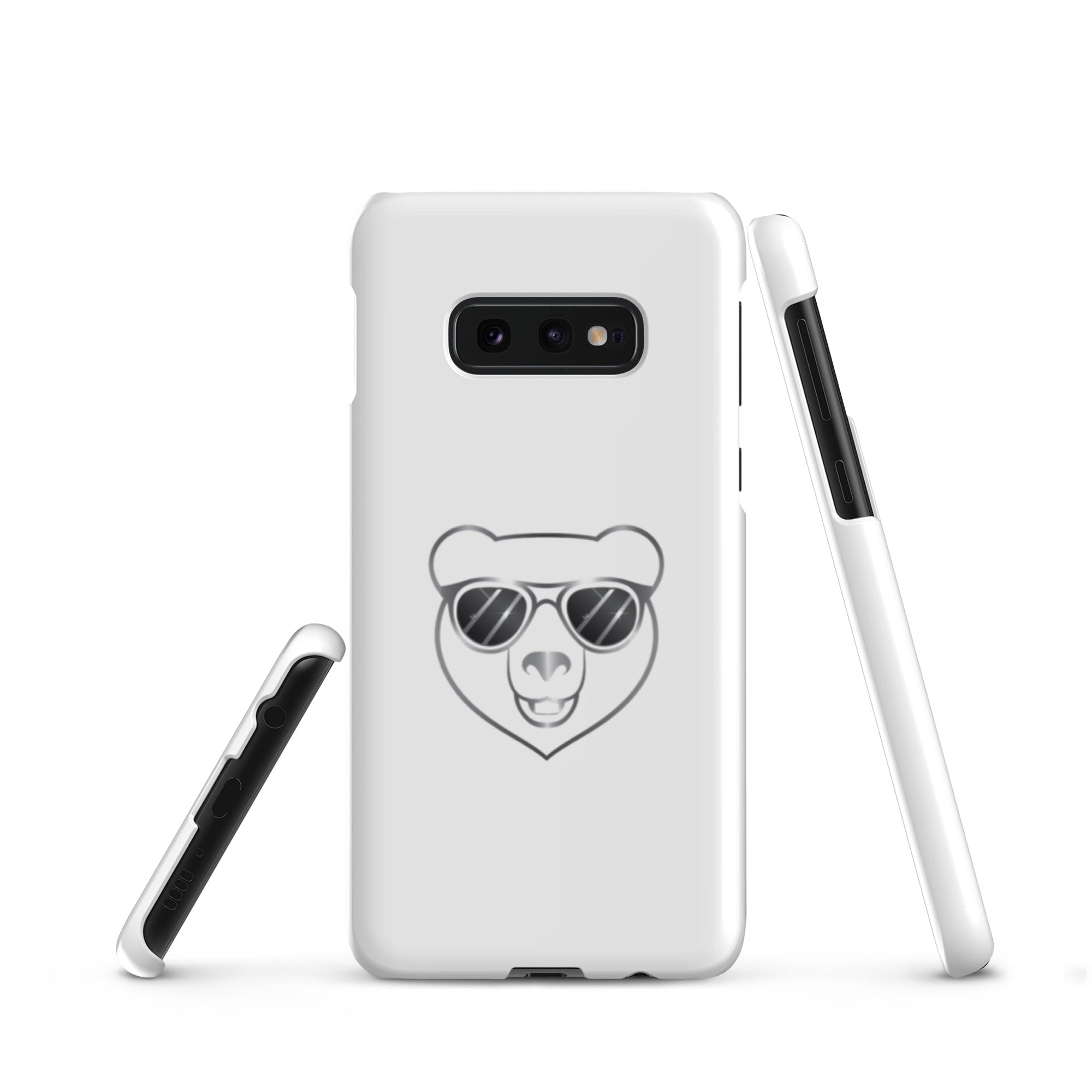 Cover Samsung Resistente – Compatibile con Ricarica Wireless – Design Frame Orso Cool-Biiply
