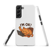 Cover Samsung Resistente – Compatibile con Ricarica Wireless – Design Gatto Sto Bene-Biiply