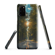 Cover Samsung Resistente – Compatibile con Ricarica Wireless – Design Green Road-Biiply