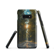 Cover Samsung Resistente – Compatibile con Ricarica Wireless – Design Green Road-Biiply