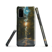Cover Samsung Resistente – Compatibile con Ricarica Wireless – Design Green Road-Biiply
