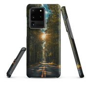 Cover Samsung Resistente – Compatibile con Ricarica Wireless – Design Green Road-Biiply