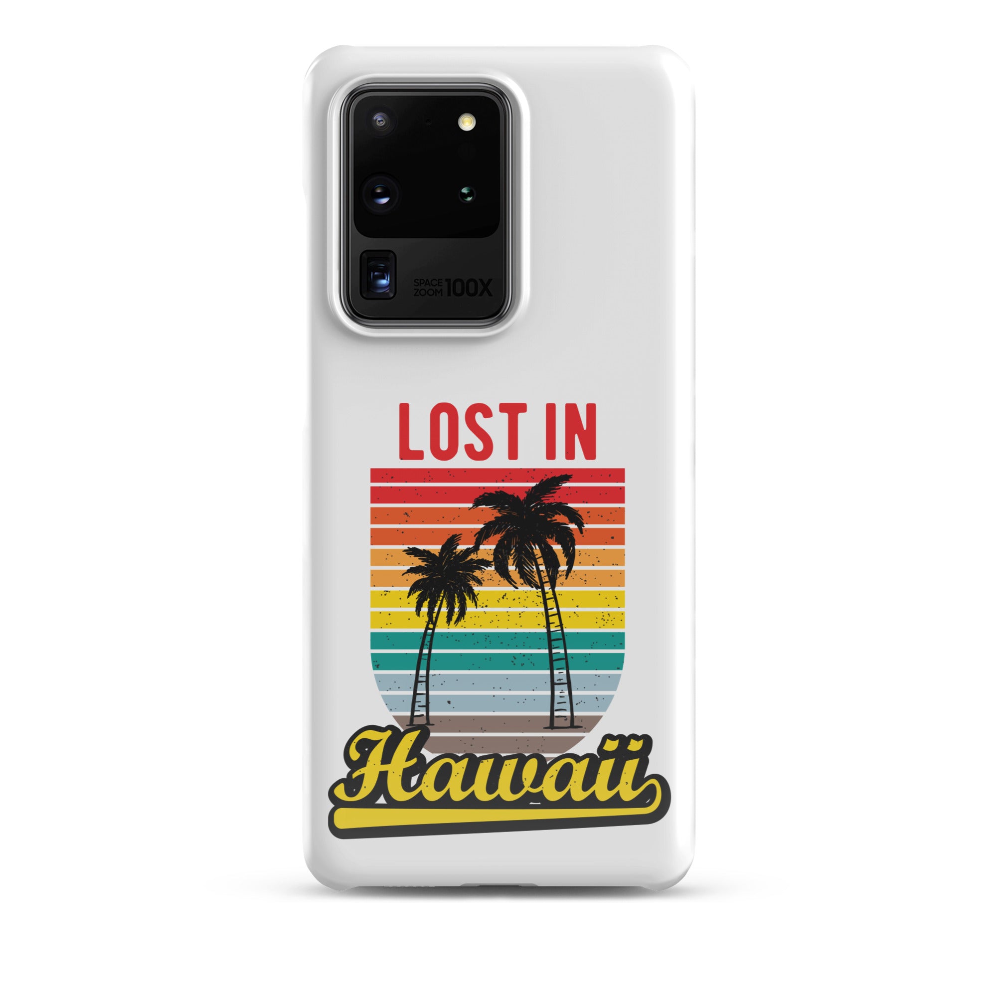 Cover Samsung Resistente – Compatibile con Ricarica Wireless – Design Lost in Hawaii-Biiply