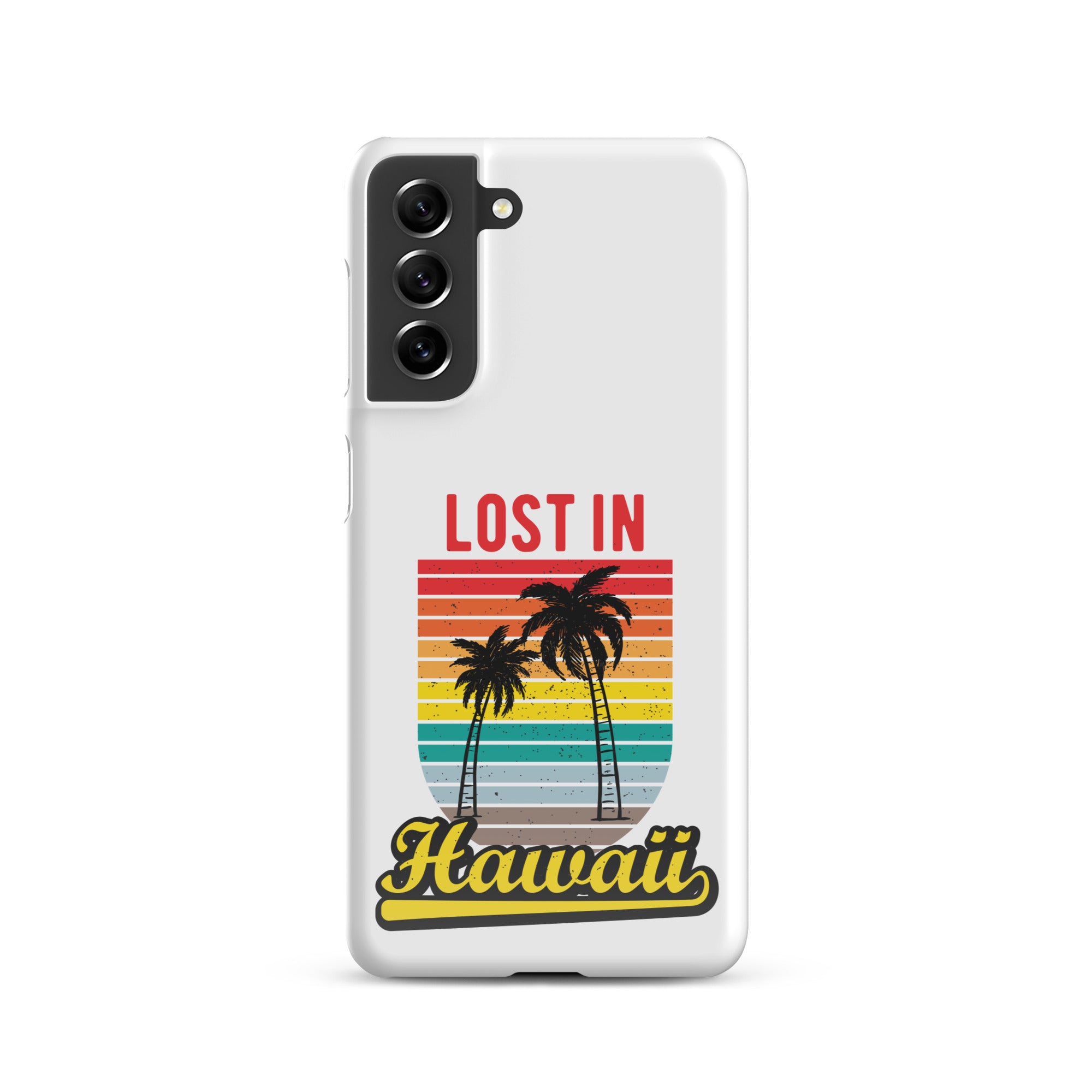 Cover Samsung Resistente – Compatibile con Ricarica Wireless – Design Lost in Hawaii-Biiply
