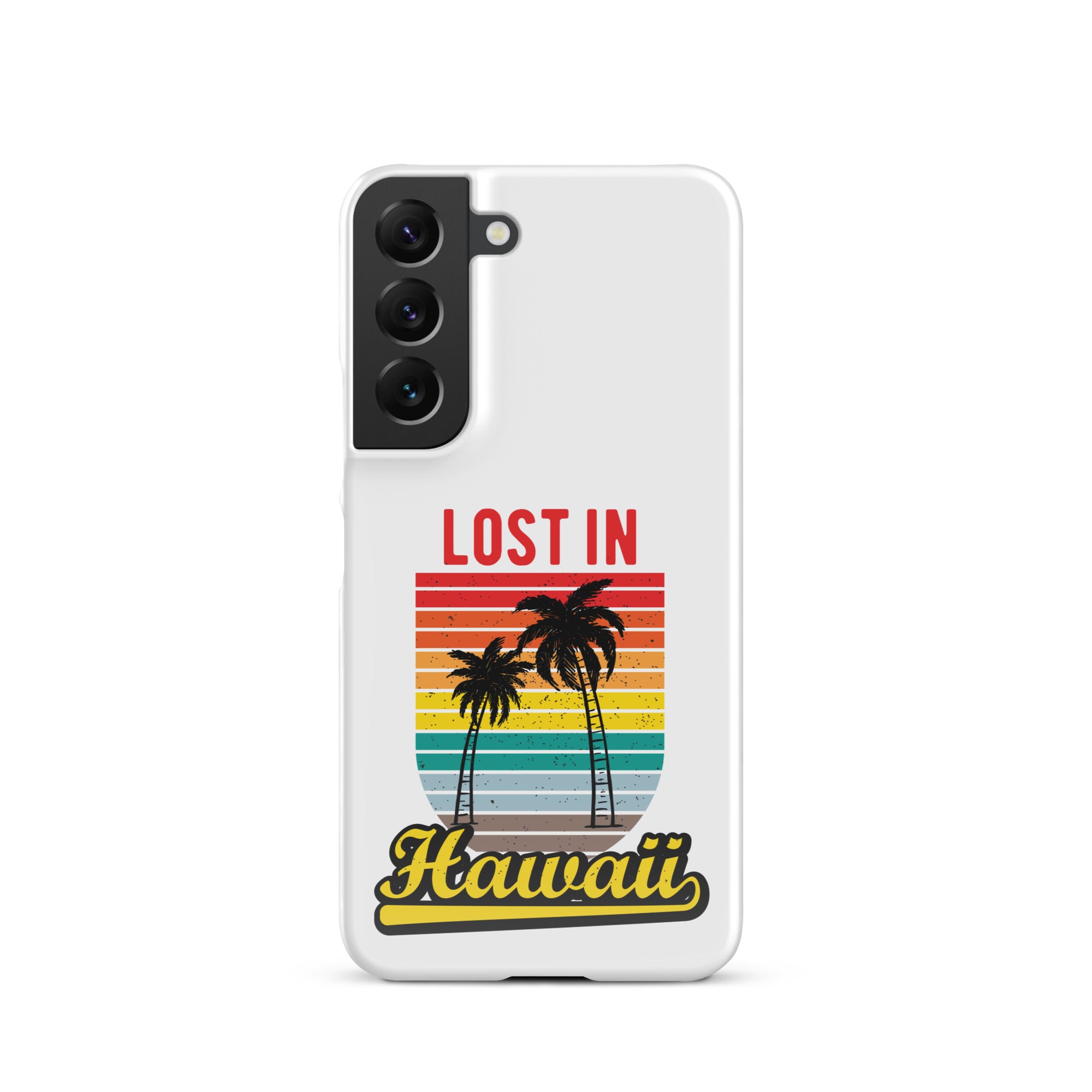 Cover Samsung Resistente – Compatibile con Ricarica Wireless – Design Lost in Hawaii-Biiply