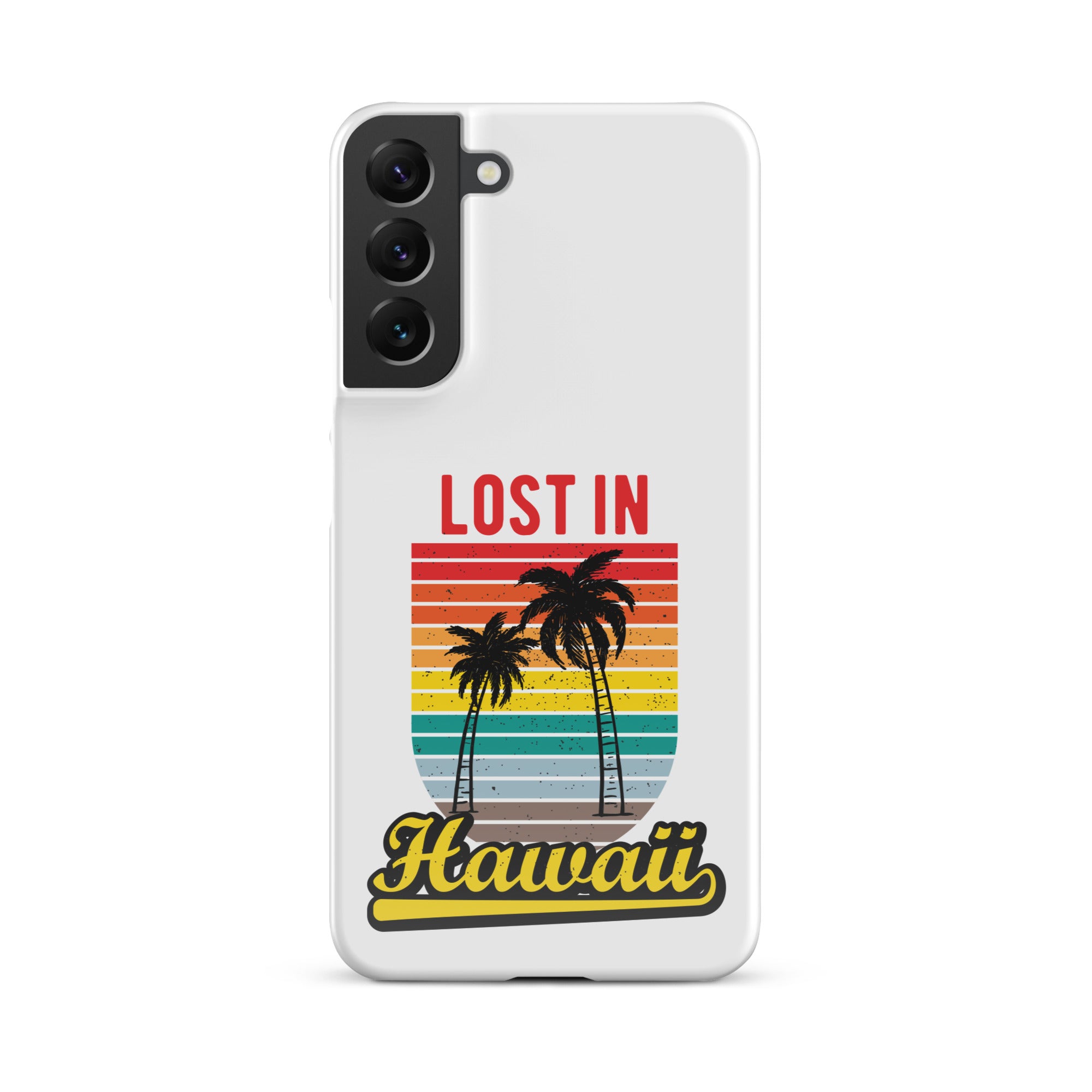 Cover Samsung Resistente – Compatibile con Ricarica Wireless – Design Lost in Hawaii-Biiply