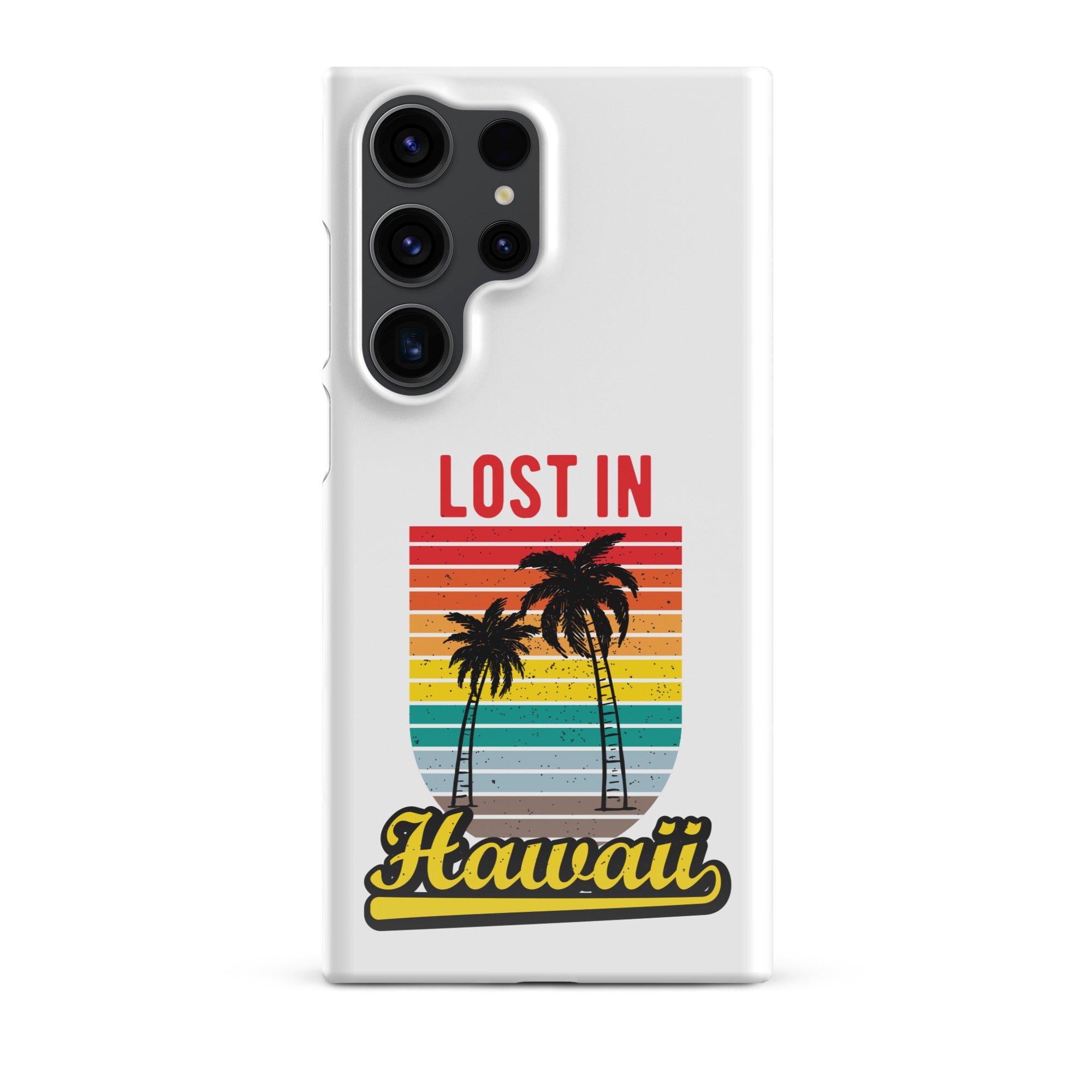 Cover Samsung Resistente – Compatibile con Ricarica Wireless – Design Lost in Hawaii-Biiply