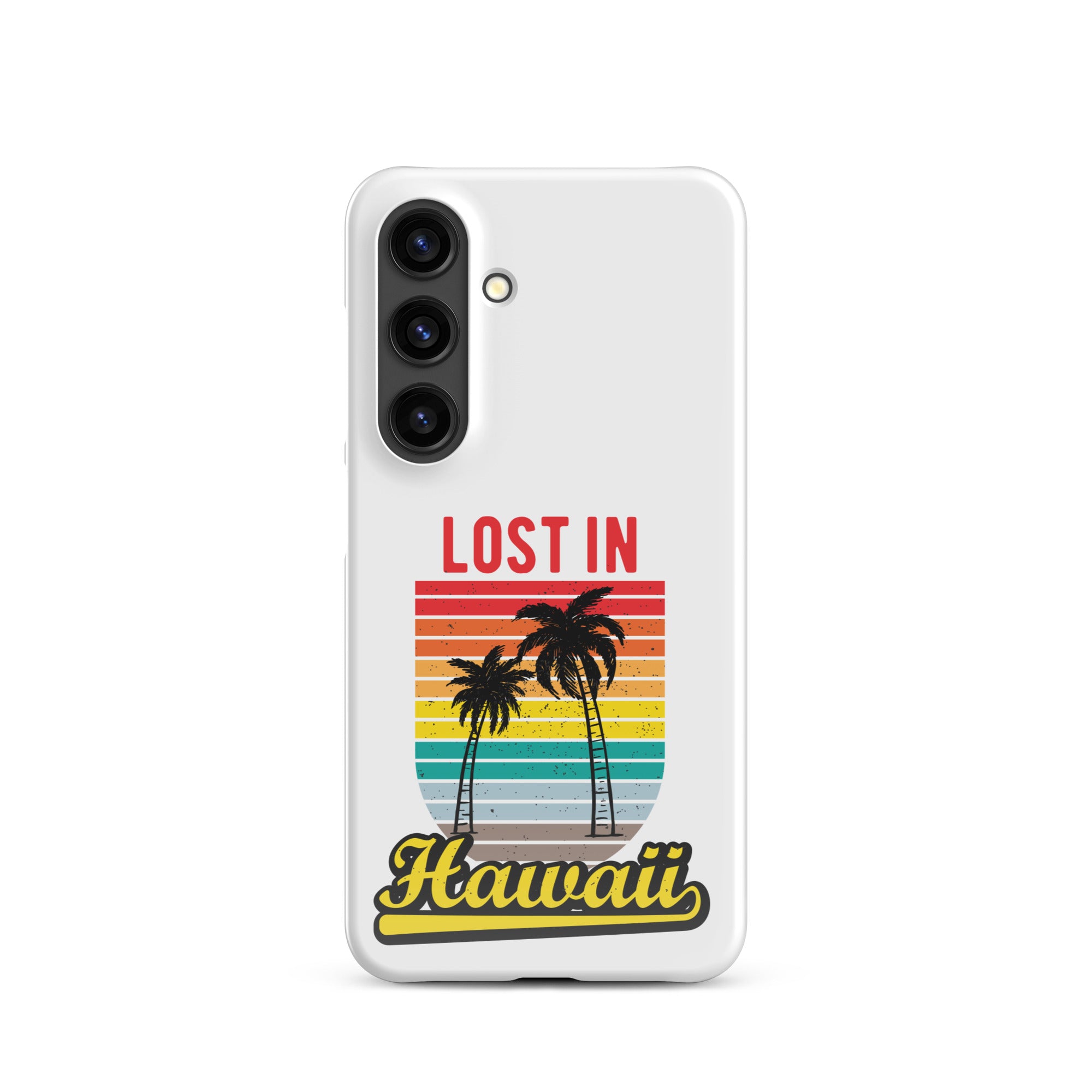 Cover Samsung Resistente – Compatibile con Ricarica Wireless – Design Lost in Hawaii-Biiply