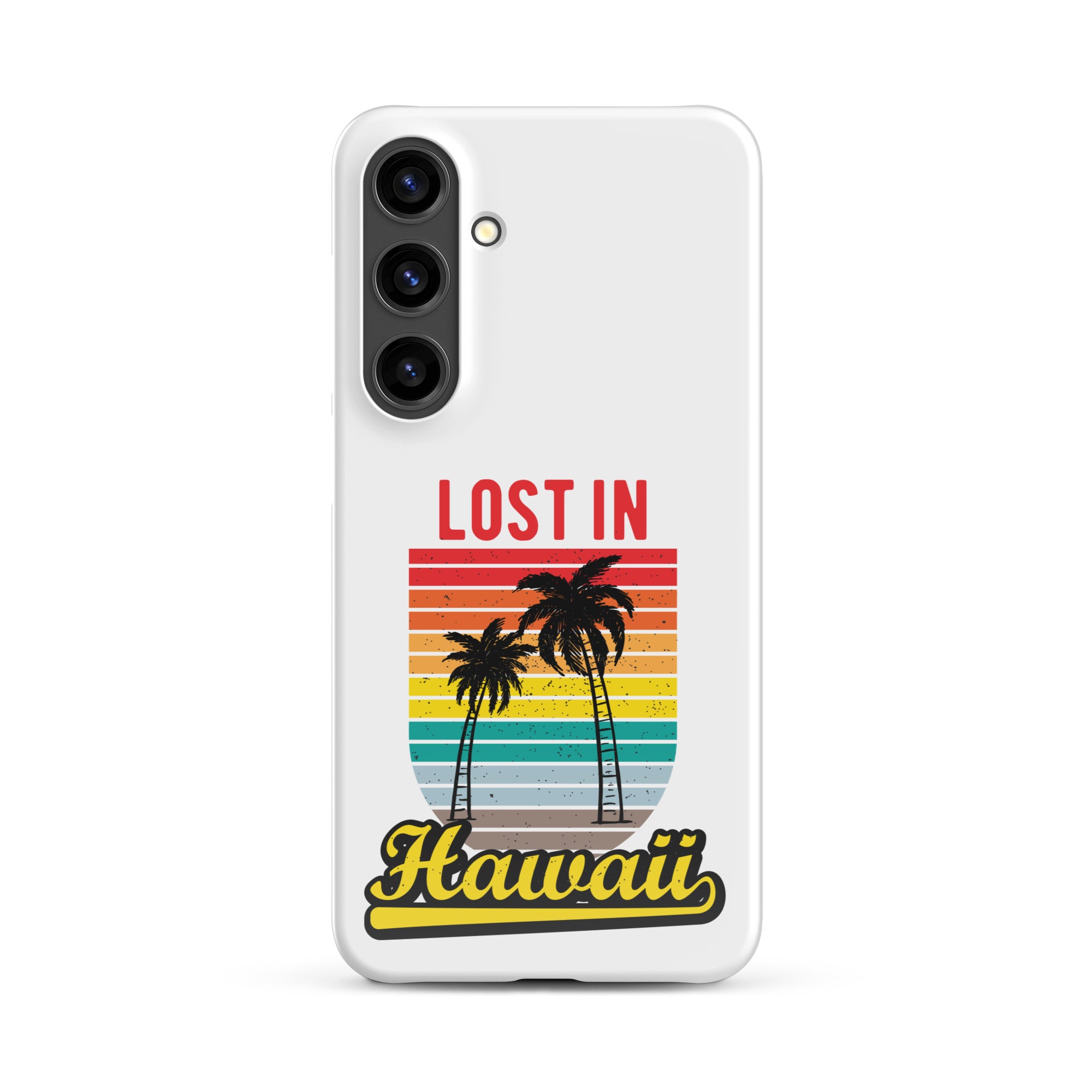 Cover Samsung Resistente – Compatibile con Ricarica Wireless – Design Lost in Hawaii-Biiply