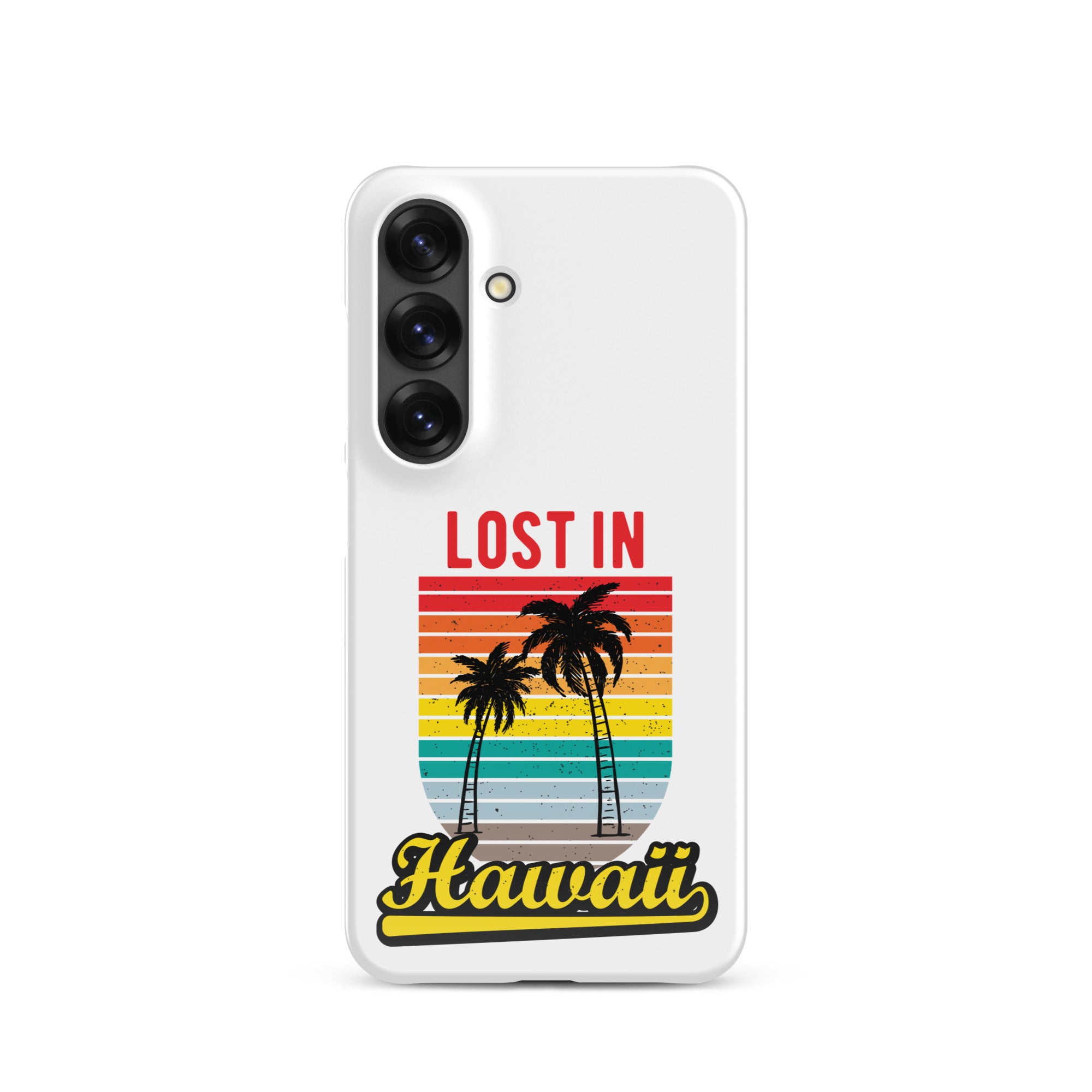 Cover Samsung Resistente – Compatibile con Ricarica Wireless – Design Lost in Hawaii-Biiply
