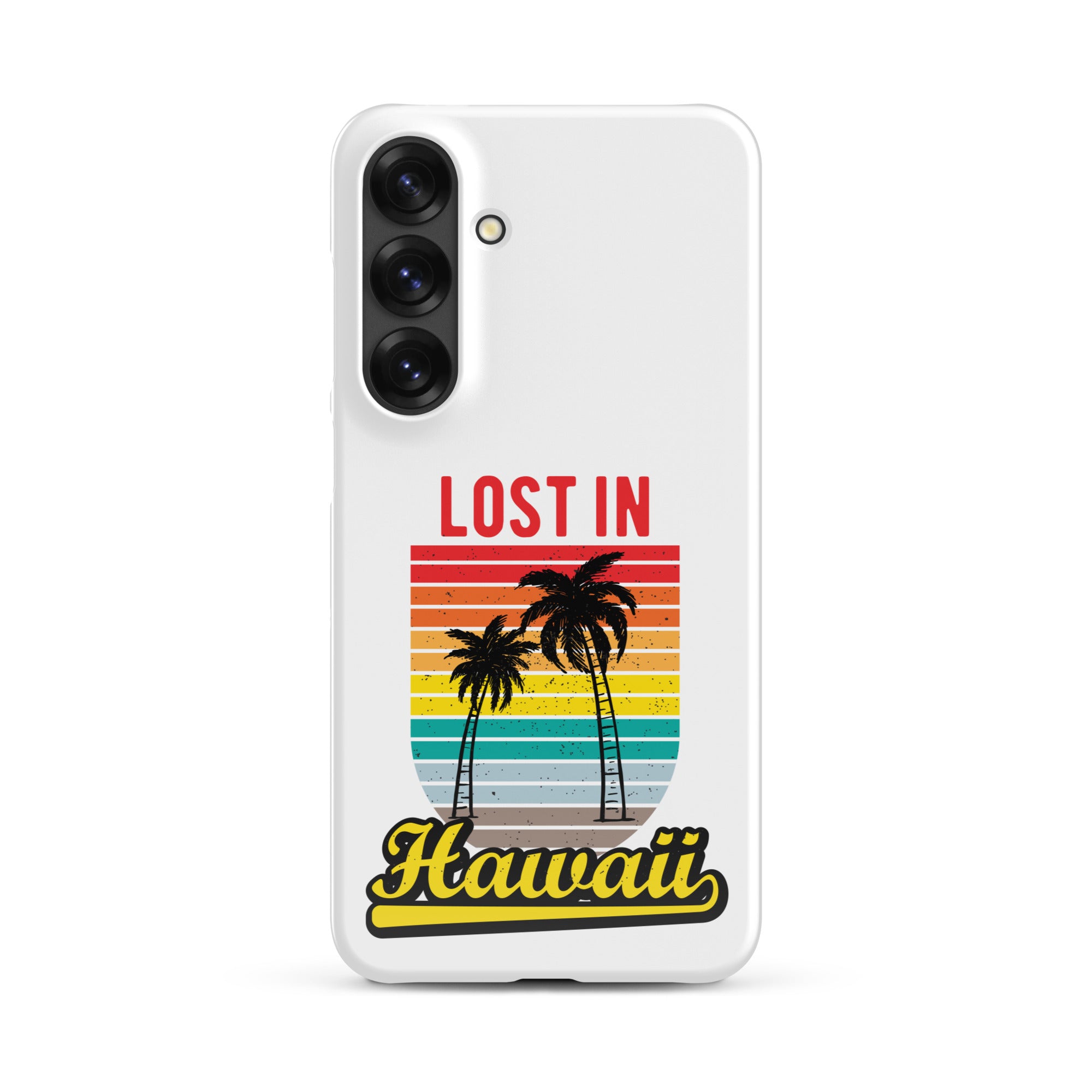 Cover Samsung Resistente – Compatibile con Ricarica Wireless – Design Lost in Hawaii-Biiply