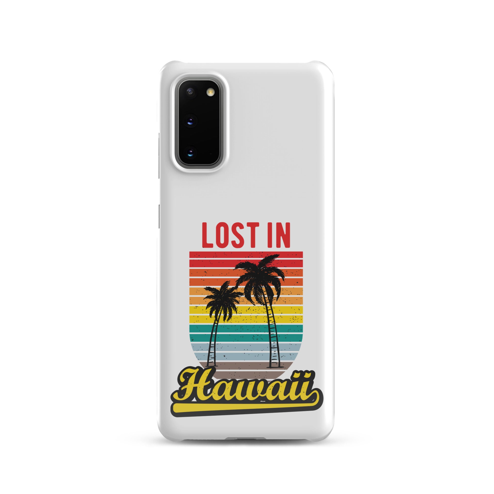 Cover Samsung Resistente – Compatibile con Ricarica Wireless – Design Lost in Hawaii-Biiply