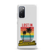 Cover Samsung Resistente – Compatibile con Ricarica Wireless – Design Lost in Hawaii-Biiply
