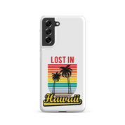 Cover Samsung Resistente – Compatibile con Ricarica Wireless – Design Lost in Hawaii-Biiply
