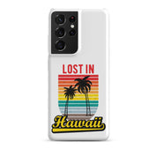 Cover Samsung Resistente – Compatibile con Ricarica Wireless – Design Lost in Hawaii-Biiply