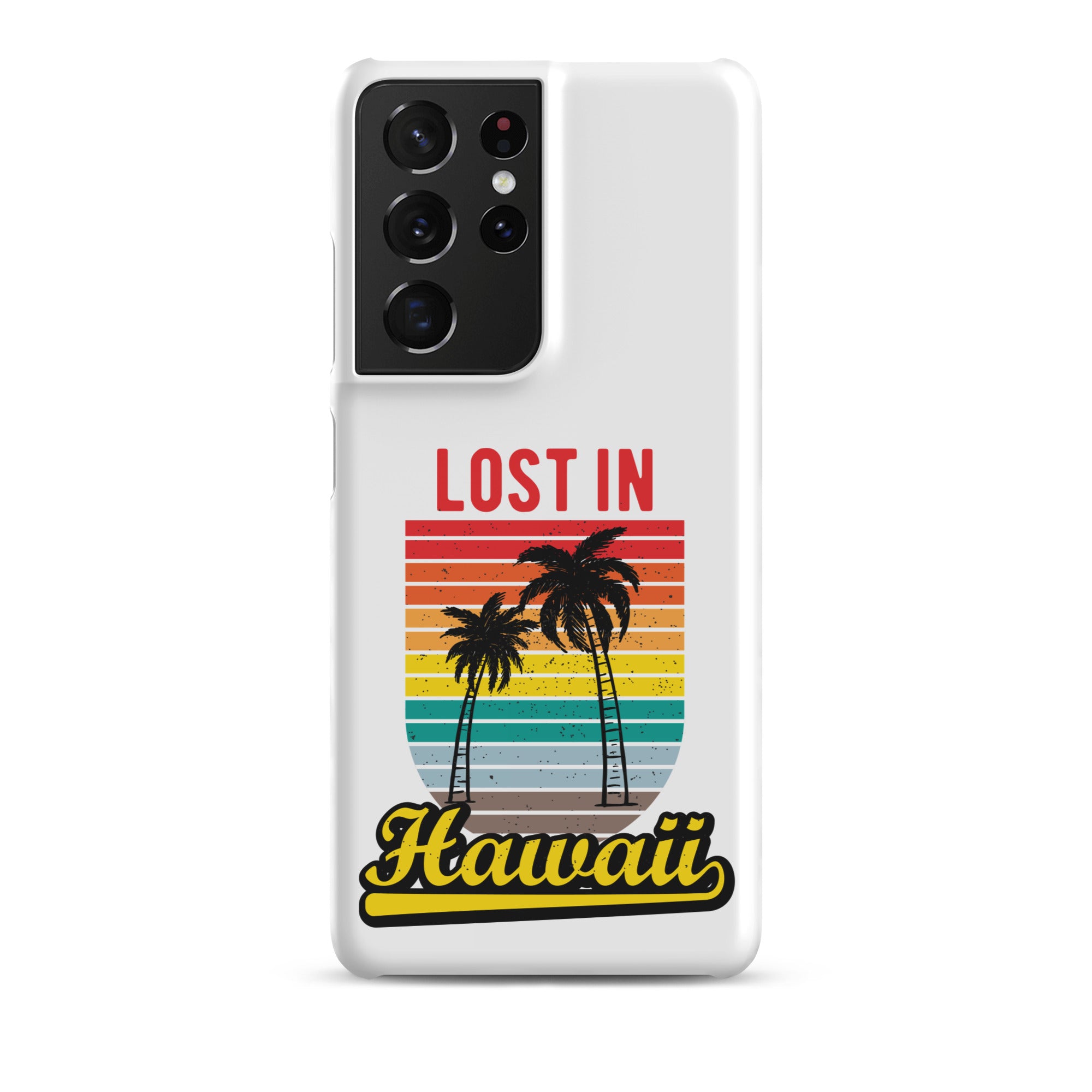 Cover Samsung Resistente – Compatibile con Ricarica Wireless – Design Lost in Hawaii-Biiply