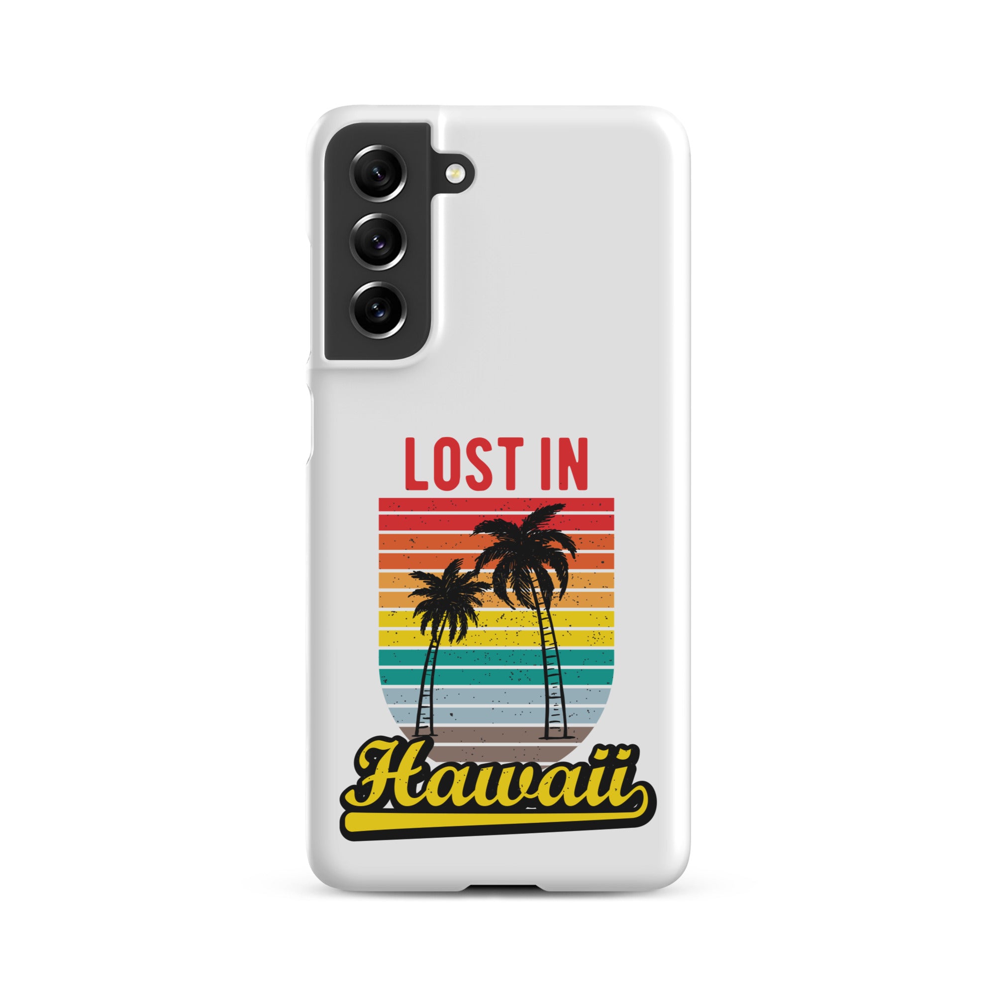 Cover Samsung Resistente – Compatibile con Ricarica Wireless – Design Lost in Hawaii-Biiply