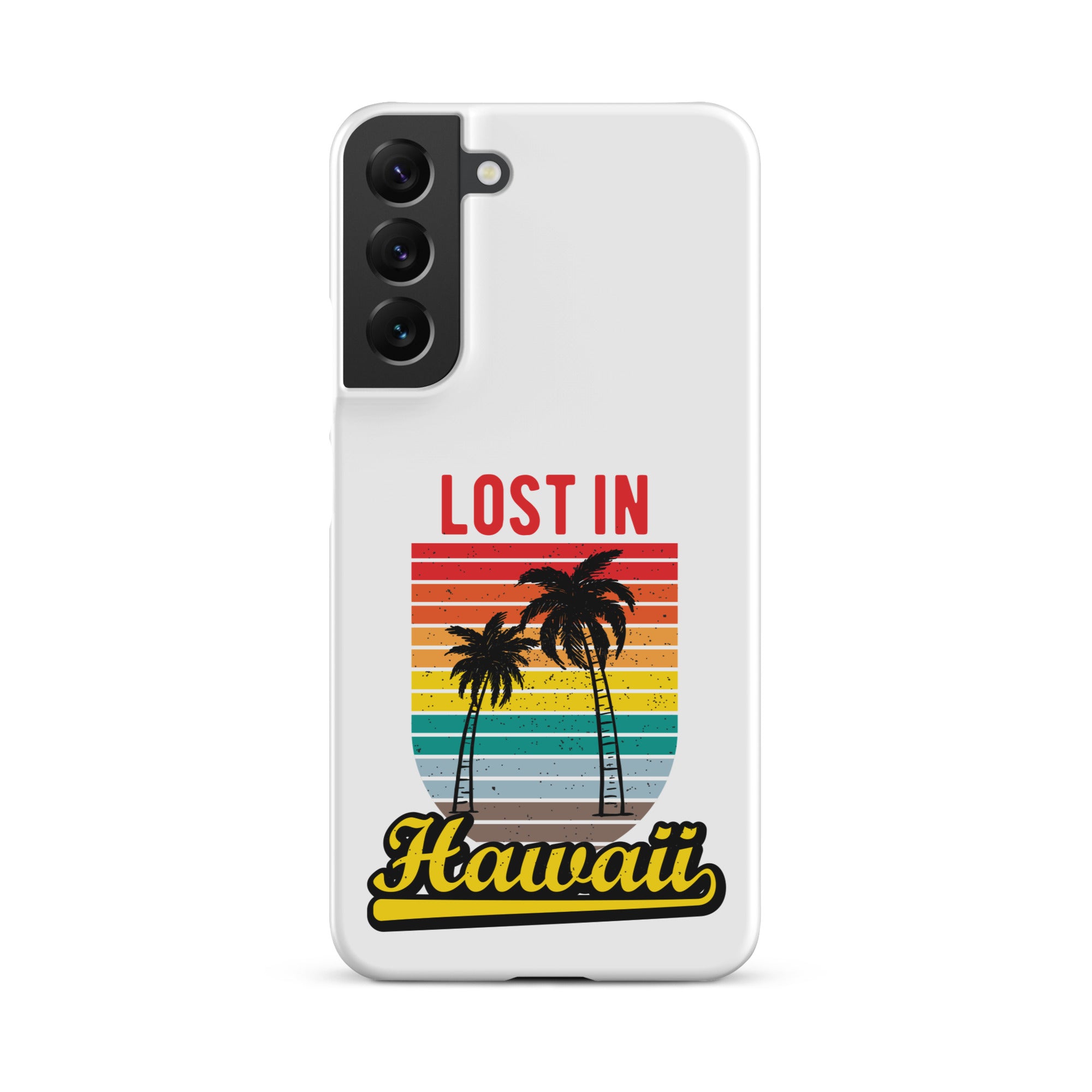 Cover Samsung Resistente – Compatibile con Ricarica Wireless – Design Lost in Hawaii-Biiply