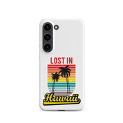 Cover Samsung Resistente – Compatibile con Ricarica Wireless – Design Lost in Hawaii-Biiply