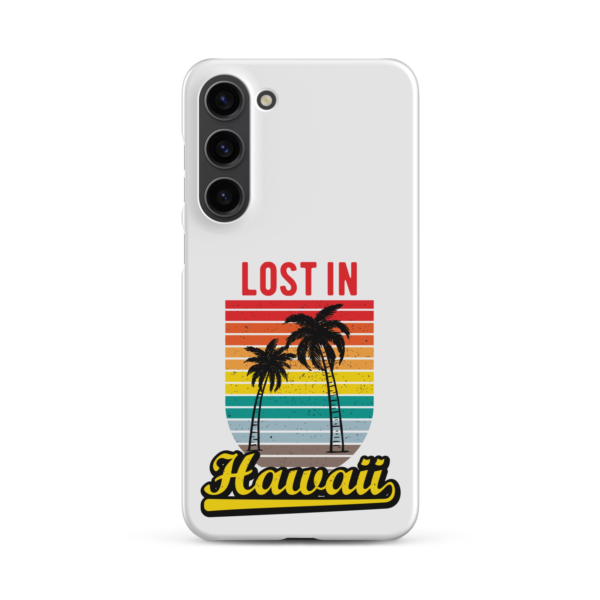 Cover Samsung Resistente – Compatibile con Ricarica Wireless – Design Lost in Hawaii-Biiply