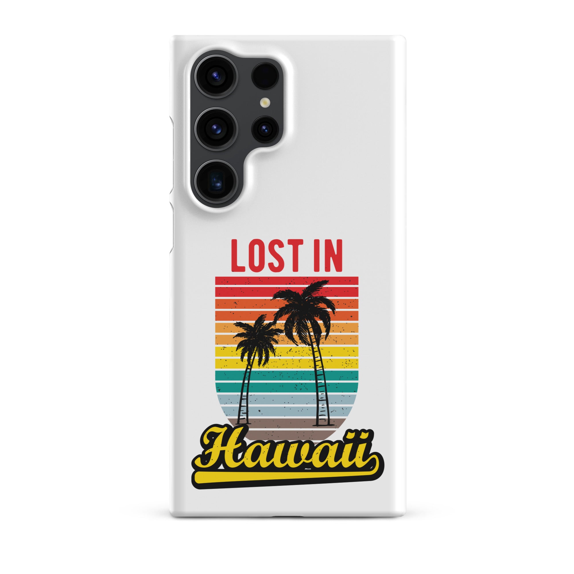Cover Samsung Resistente – Compatibile con Ricarica Wireless – Design Lost in Hawaii-Biiply