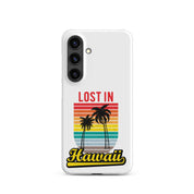 Cover Samsung Resistente – Compatibile con Ricarica Wireless – Design Lost in Hawaii-Biiply