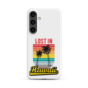 Cover Samsung Resistente – Compatibile con Ricarica Wireless – Design Lost in Hawaii-Biiply