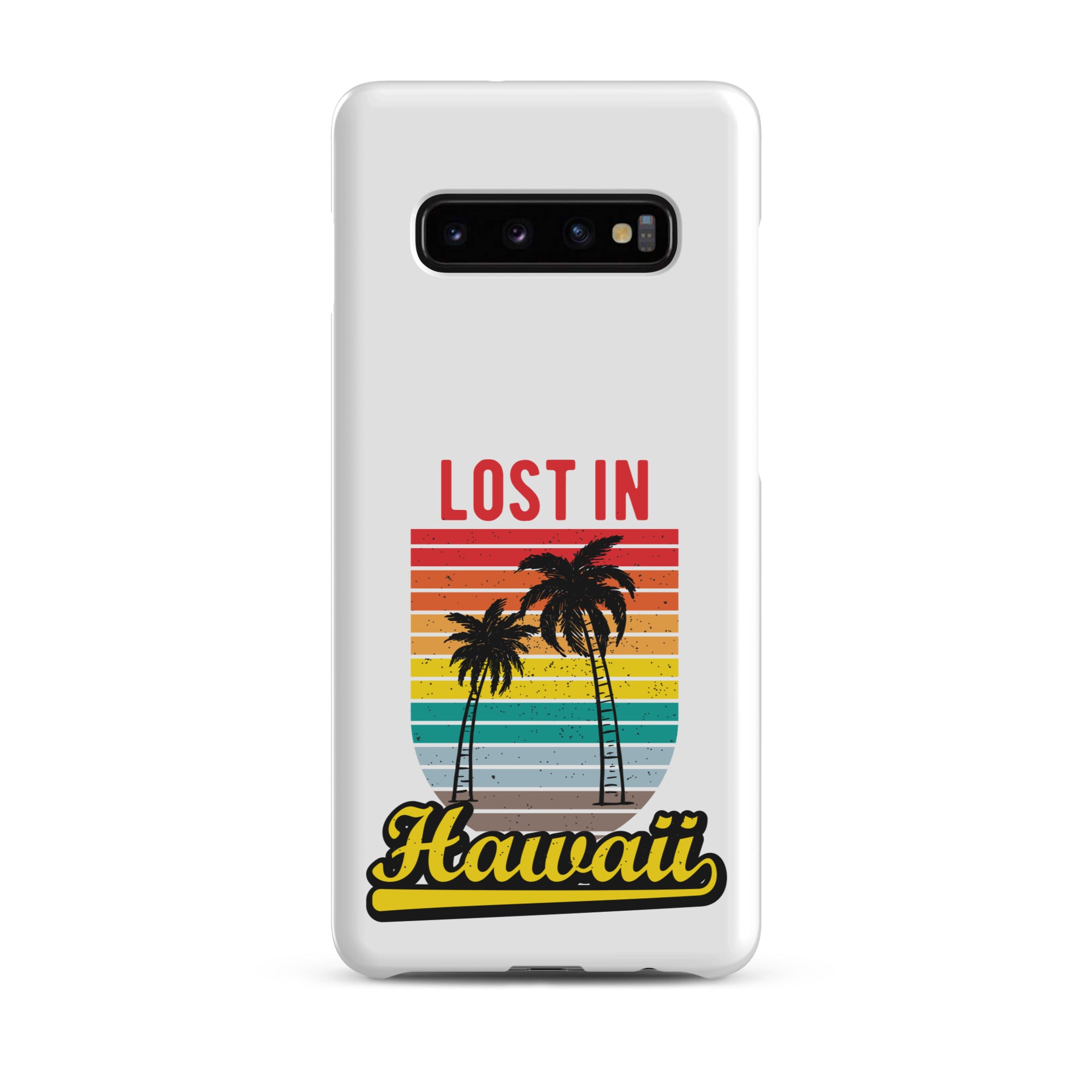 Cover Samsung Resistente – Compatibile con Ricarica Wireless – Design Lost in Hawaii-Biiply