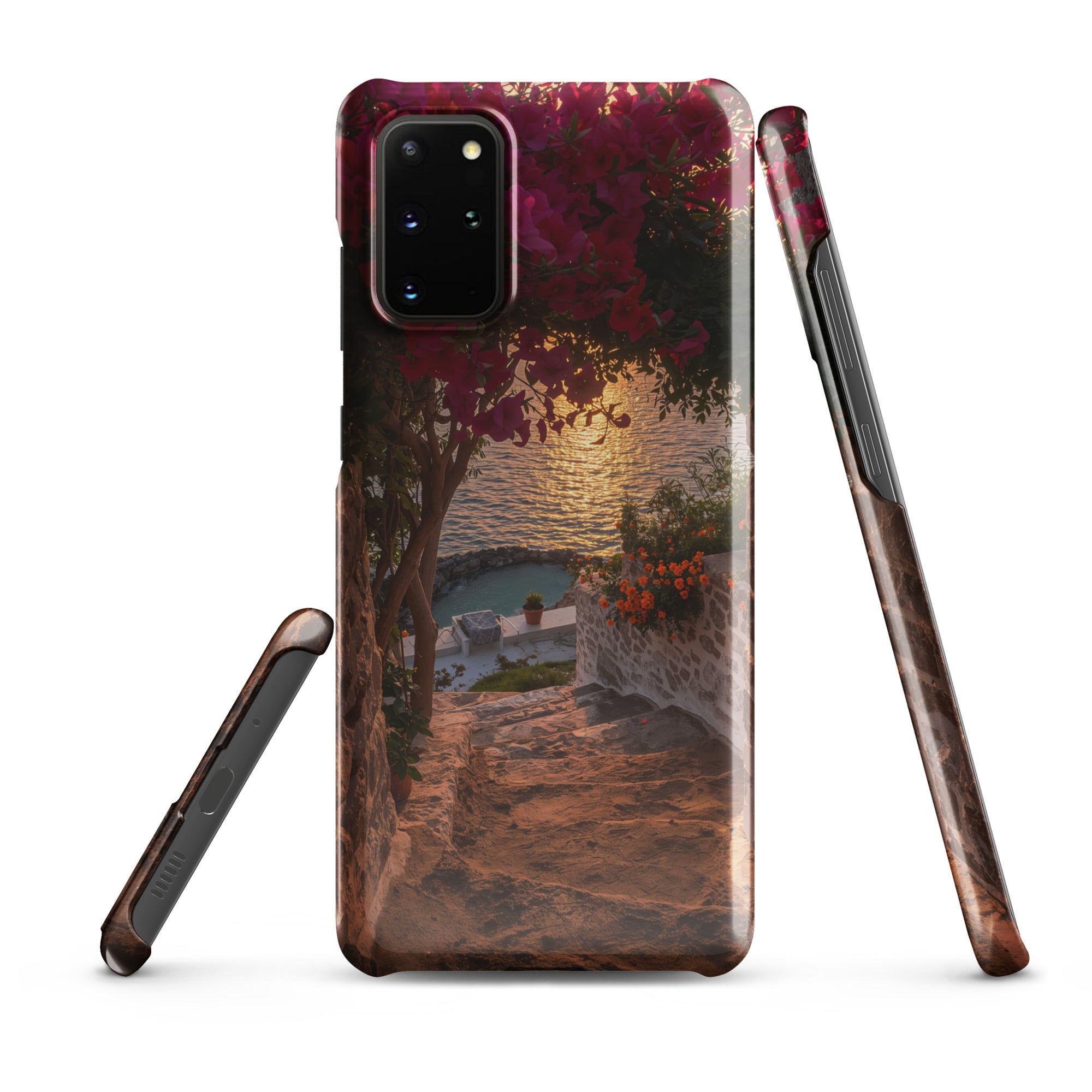 Cover Samsung Resistente – Compatibile con Ricarica Wireless – Design Mykonos-Biiply