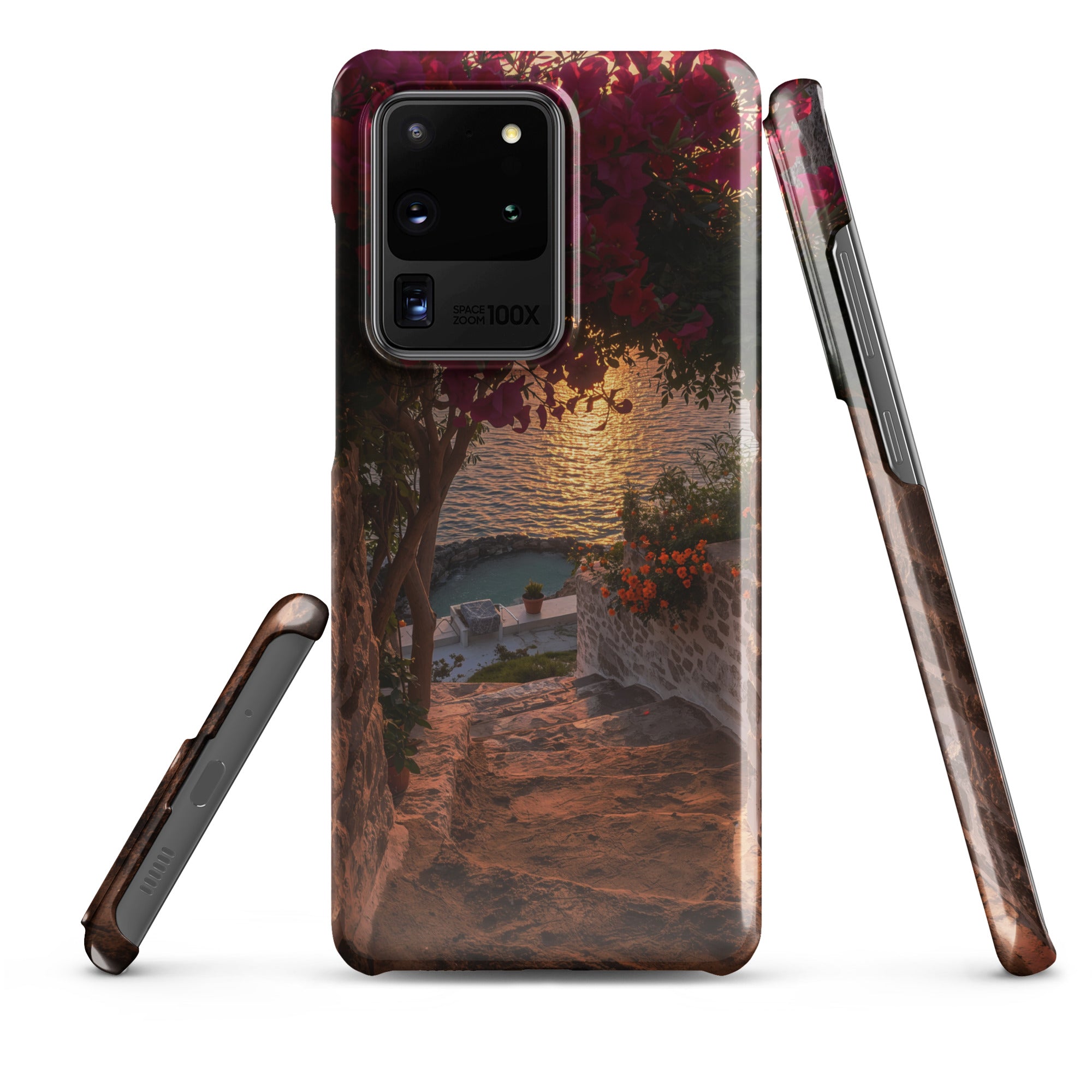 Cover Samsung Resistente – Compatibile con Ricarica Wireless – Design Mykonos-Biiply