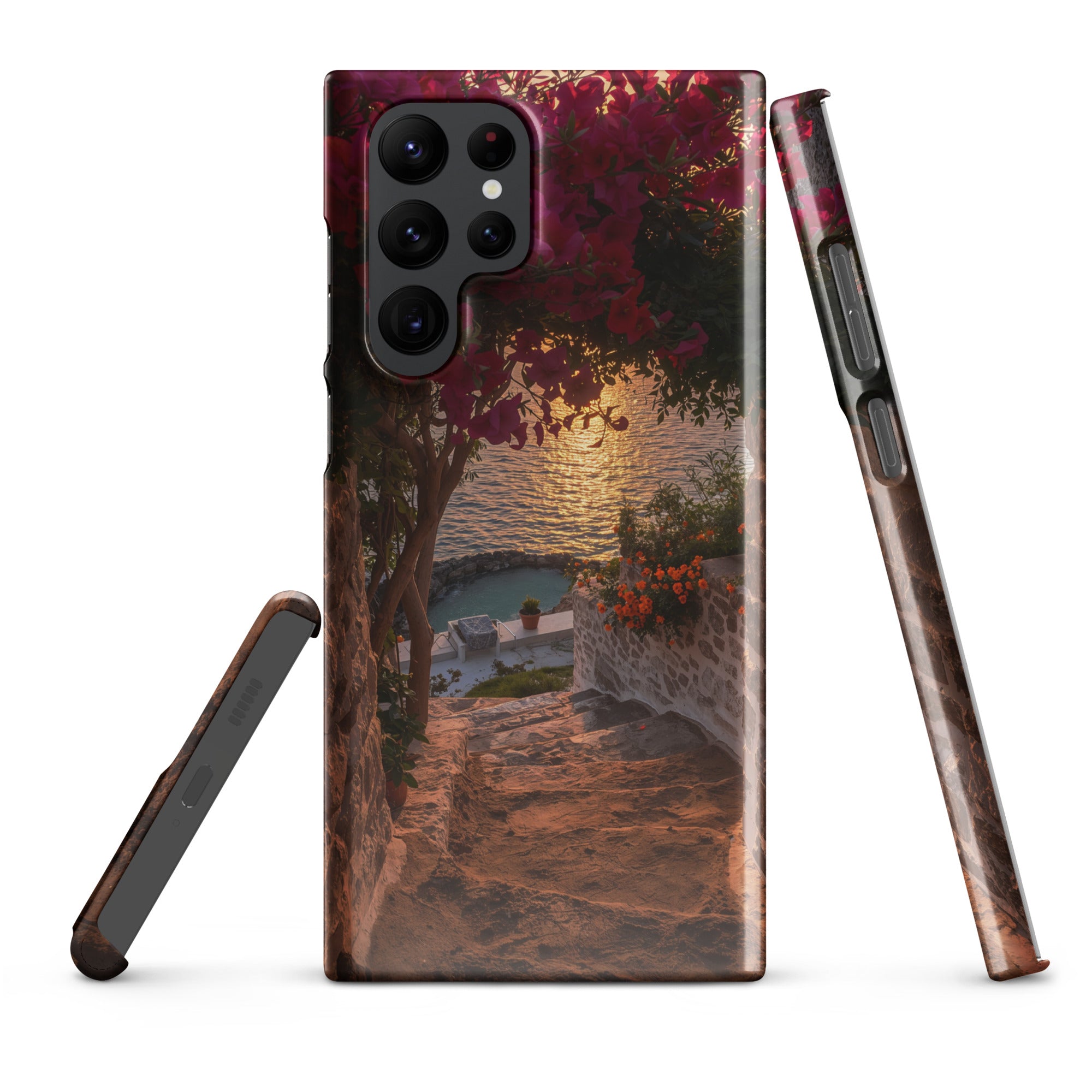 Cover Samsung Resistente – Compatibile con Ricarica Wireless – Design Mykonos-Biiply