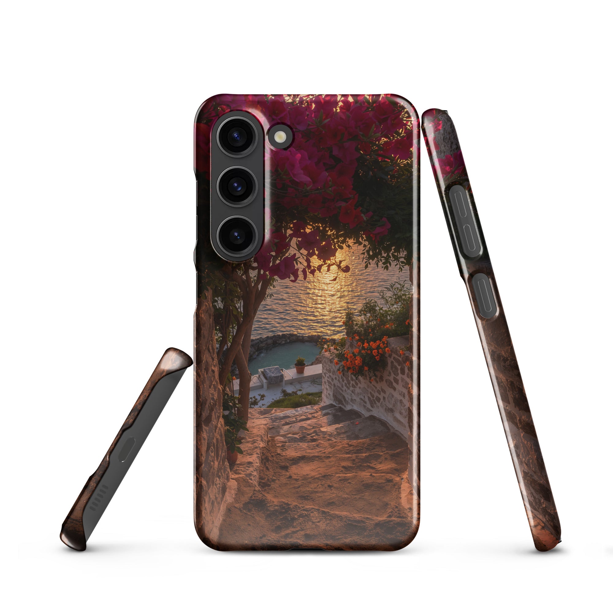 Cover Samsung Resistente – Compatibile con Ricarica Wireless – Design Mykonos-Biiply