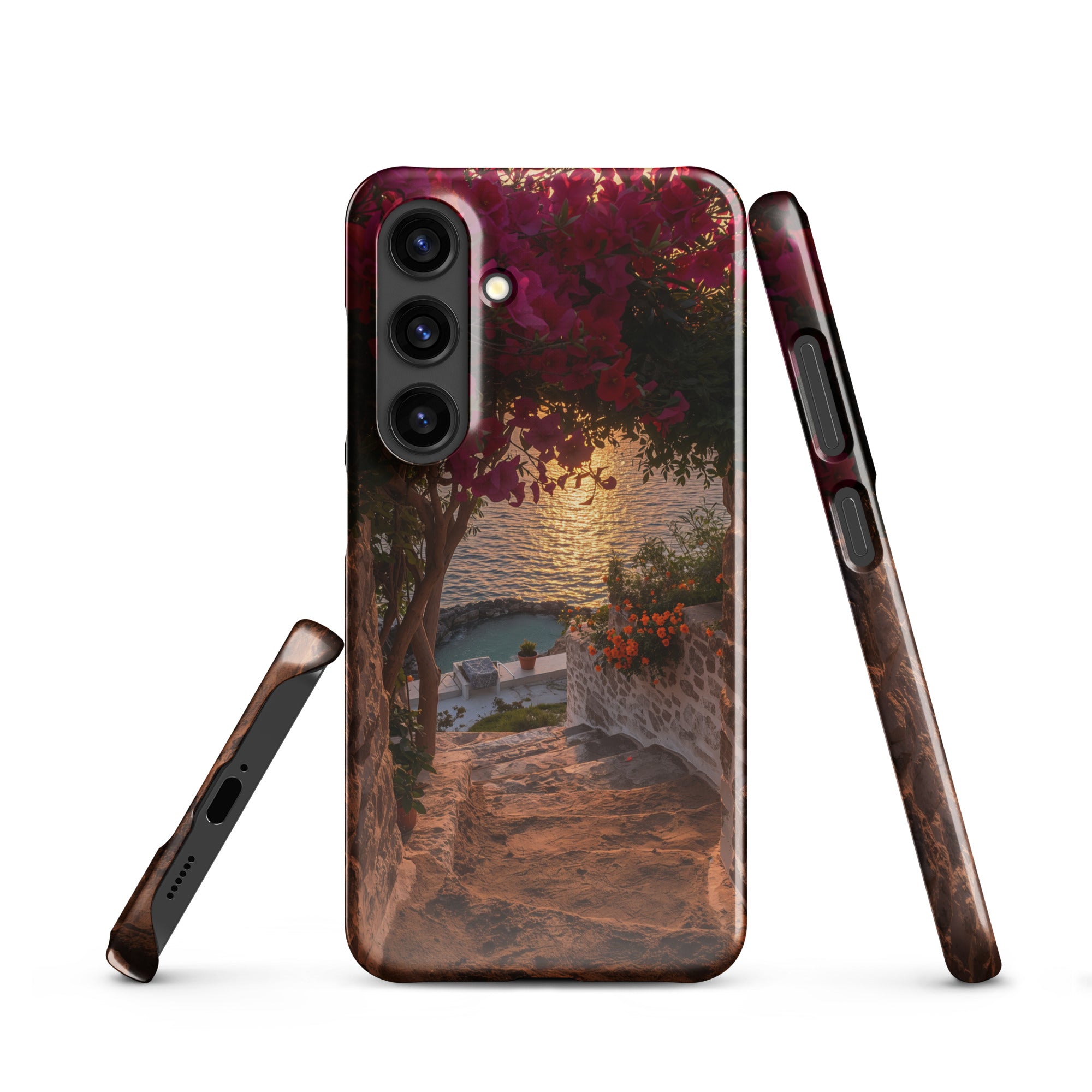 Cover Samsung Resistente – Compatibile con Ricarica Wireless – Design Mykonos-Biiply