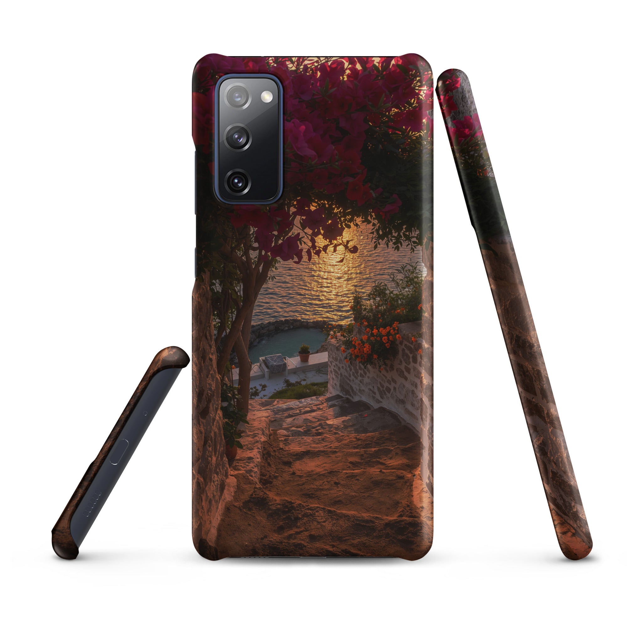 Cover Samsung Resistente – Compatibile con Ricarica Wireless – Design Mykonos-Biiply