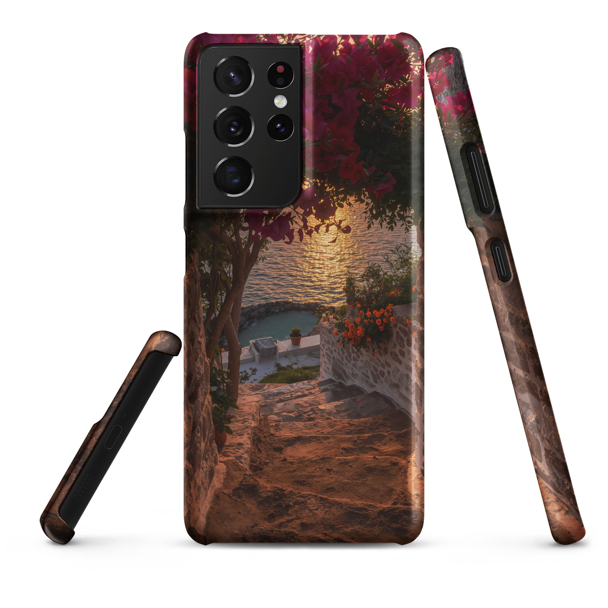 Cover Samsung Resistente – Compatibile con Ricarica Wireless – Design Mykonos-Biiply
